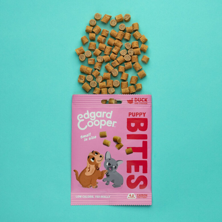 50 g Edgard y Cooper Snacks Mini Puppy de Pato e Frango para cães ,  Imagem número 2 50 g Edgard y Cooper Snacks Mini Puppy de Pato e Frango para cães , , large Imagem número 2